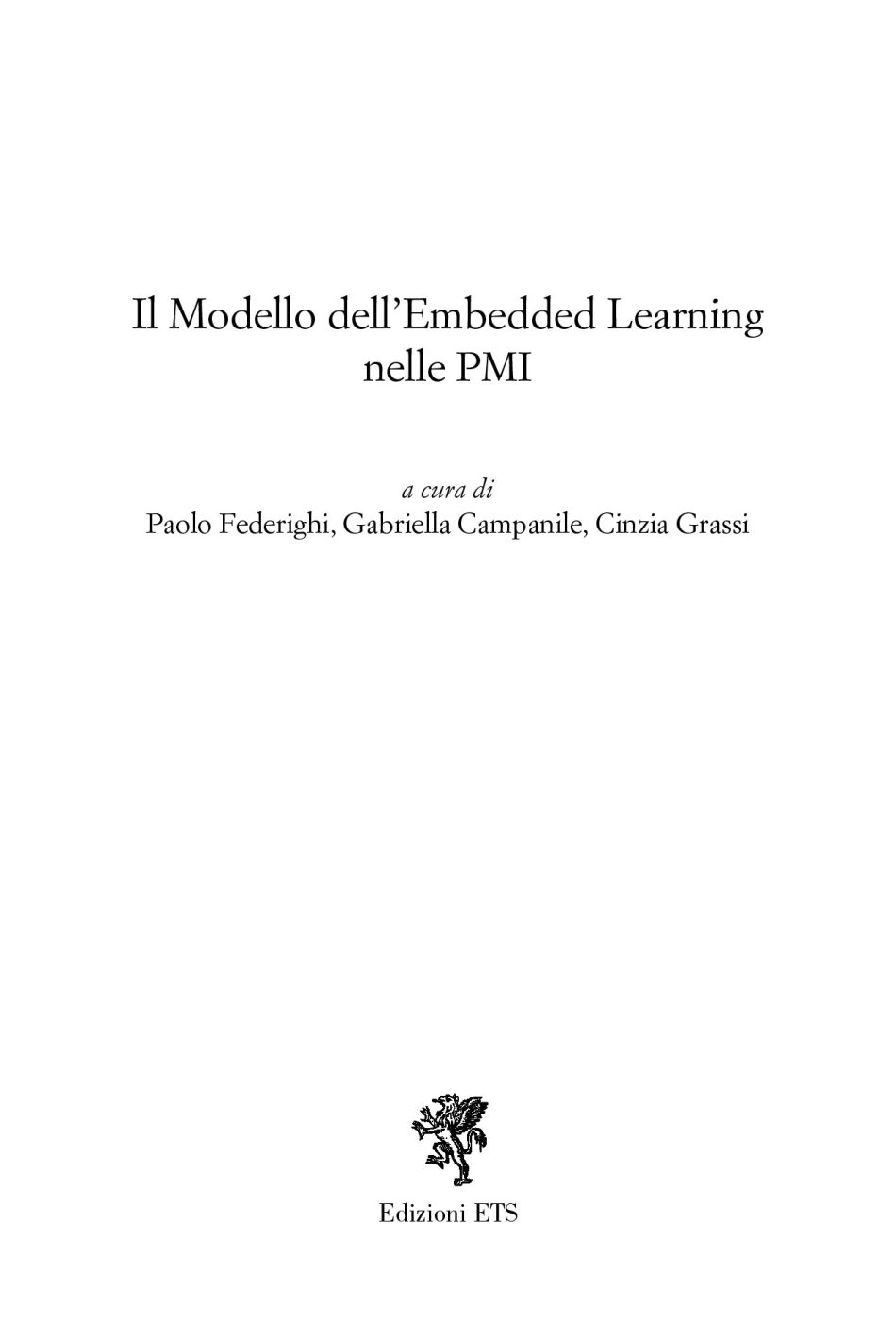 Il modello dell’embedded learning nella PMI