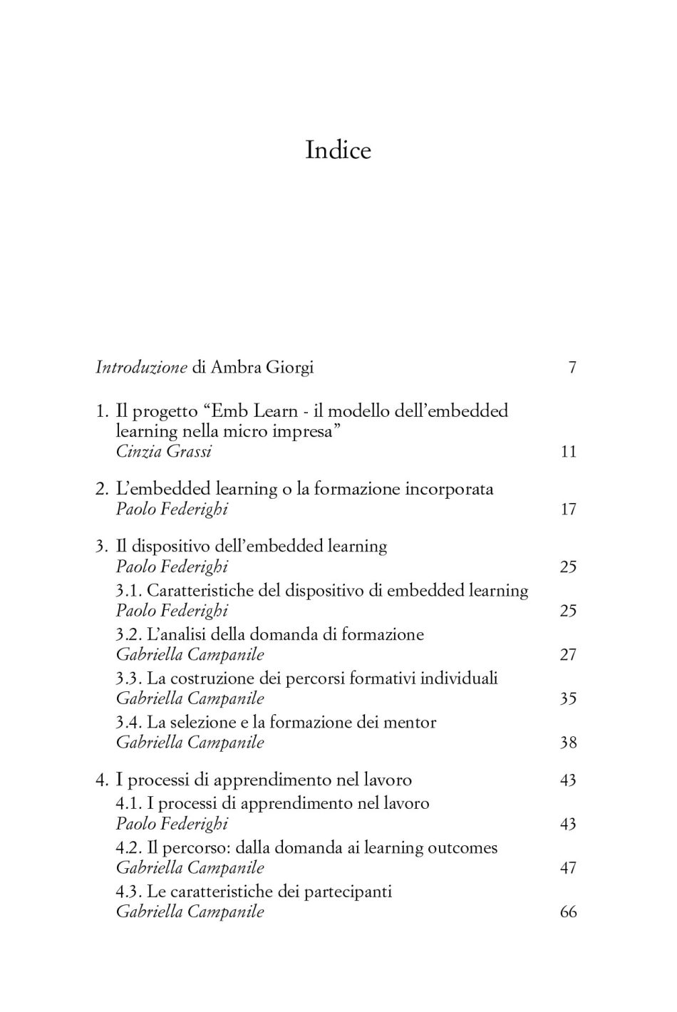 Il modello dell’embedded learning nella PMI